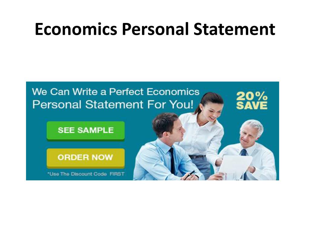 best personal statements for economics
