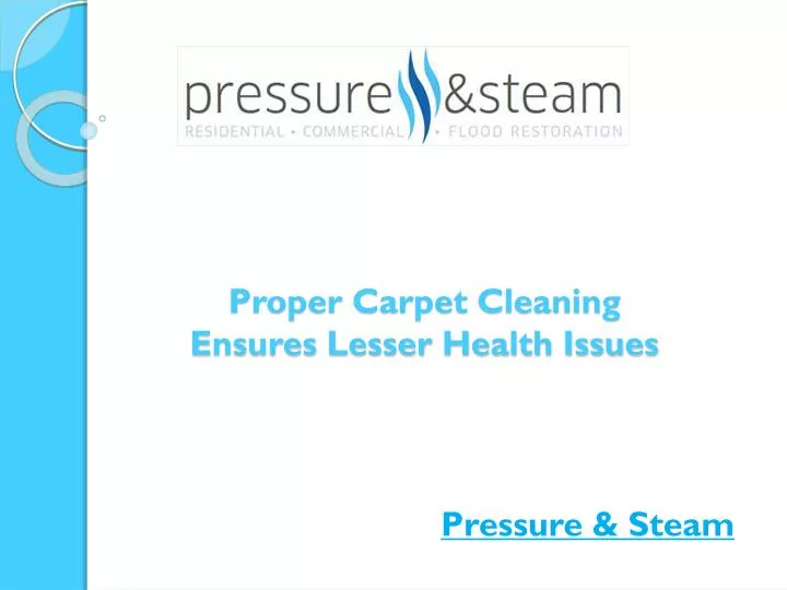 proper carpet cleaning ensures lesser health issues n.