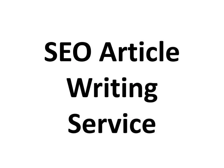 seo article writing service n.