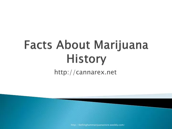 facts about marijuana history n.
