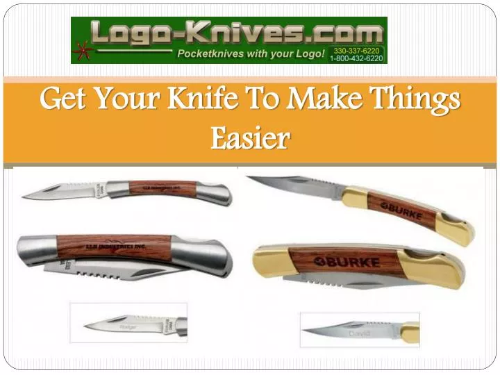 Ppt get your knife to make things easier powerpoint presentation