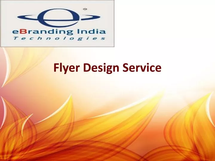 flyer design service n.