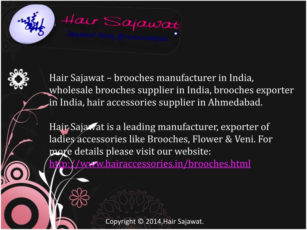 PPT - Brooches exporter and manufacturer in India PowerPoint Presentation -  ID:7116022
