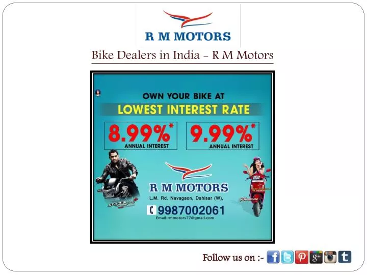 PPT Bike Dealers in India R M Motors PowerPoint Presentation, free
