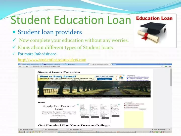 student education loan n.