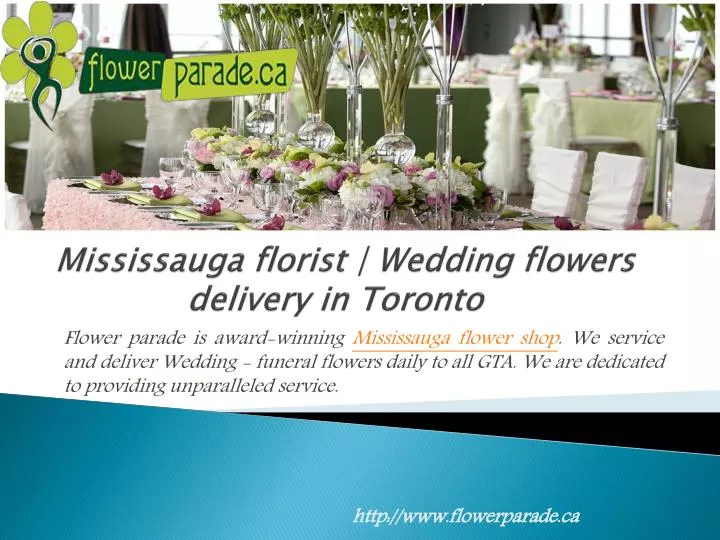 mississauga florist wedding flowers delivery in toronto n.