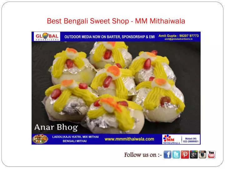 PPT - Best Bengali Sweet Shop - MM Mithaiwala PowerPoint Presentation ...