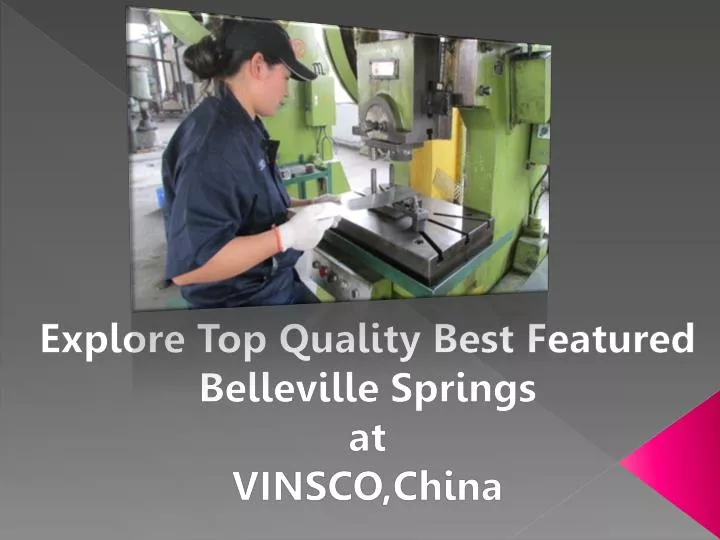 explore top quality best featured belleville springs at vinsco china n.