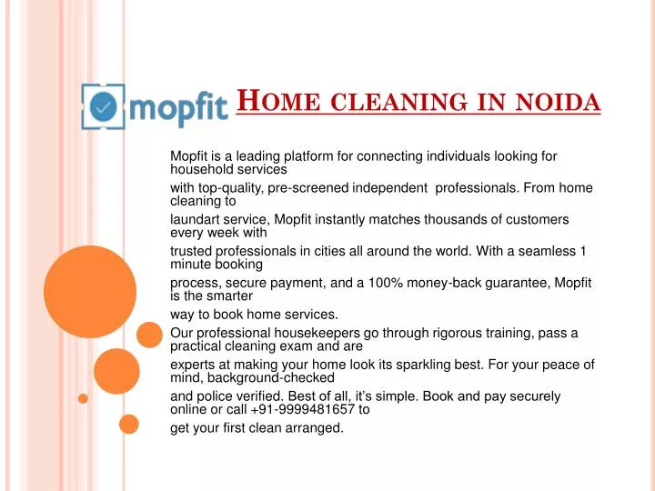 home cleaning in noida n.