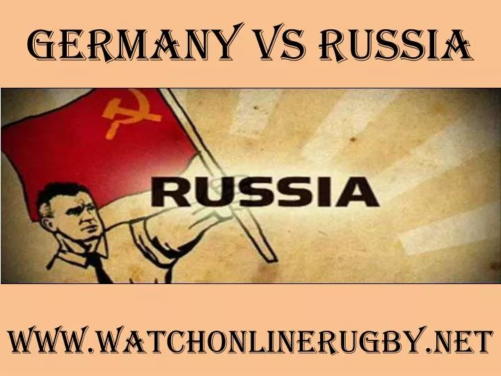 PPT live rugby match Germany vs Russia PowerPoint Presentation, free